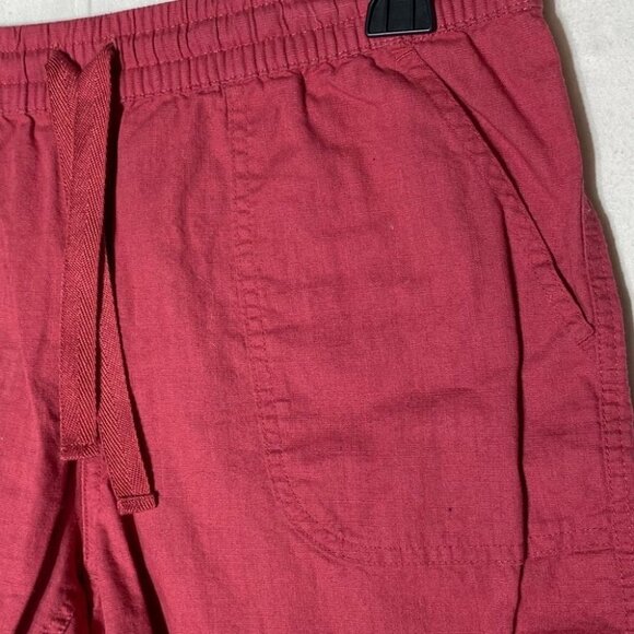 5/$25 Vintage Original Nicole Miller Pink Elastic Waist Shorts  8 - Picture 6 of 8